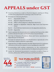 Appeals under GST, 2025